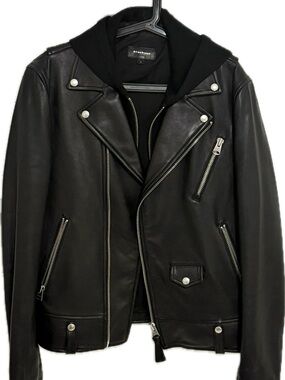 Mackage Black Leather Jacket
